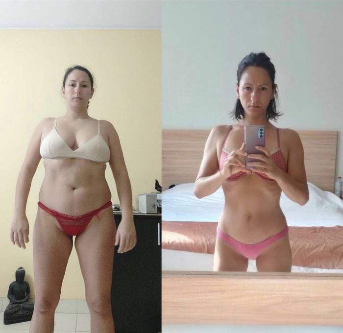 Transformação de cliente antes e depois
